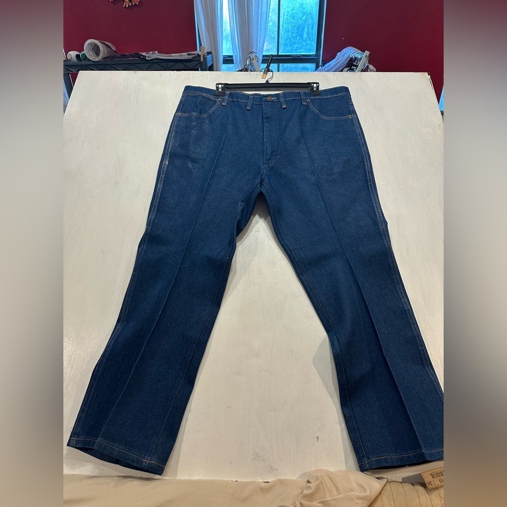 Wrangler 945NAV Cowboy Cut Jeans Men’s 44x30 Blue Denim 100% Cotton